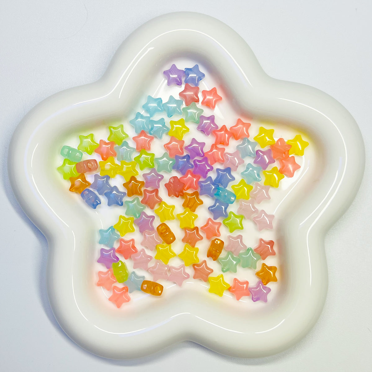 B9 - 8mm Jelly Mix Stars - 100pcs