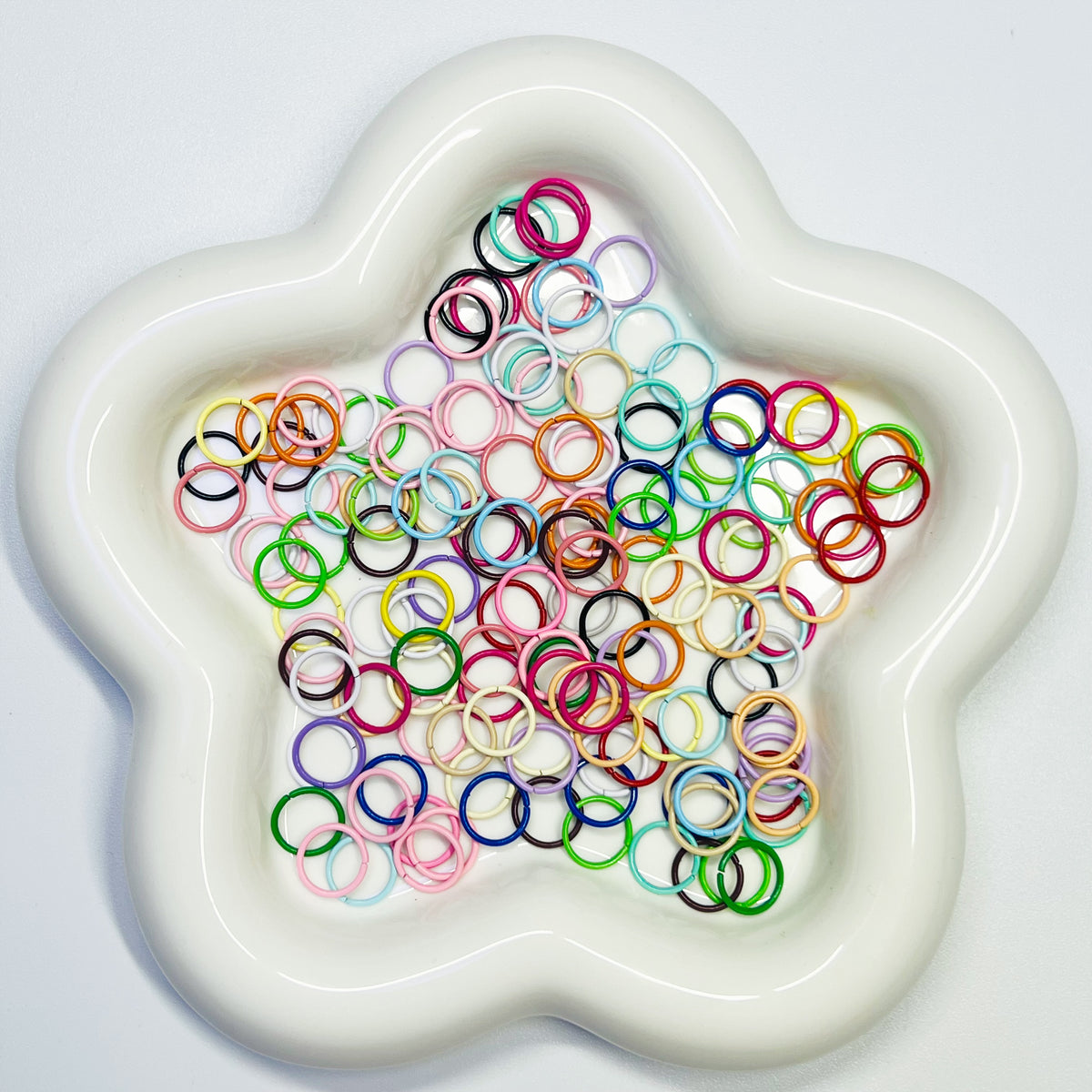 F6 - 10mm Mix Color Jump Rings - 200pcs