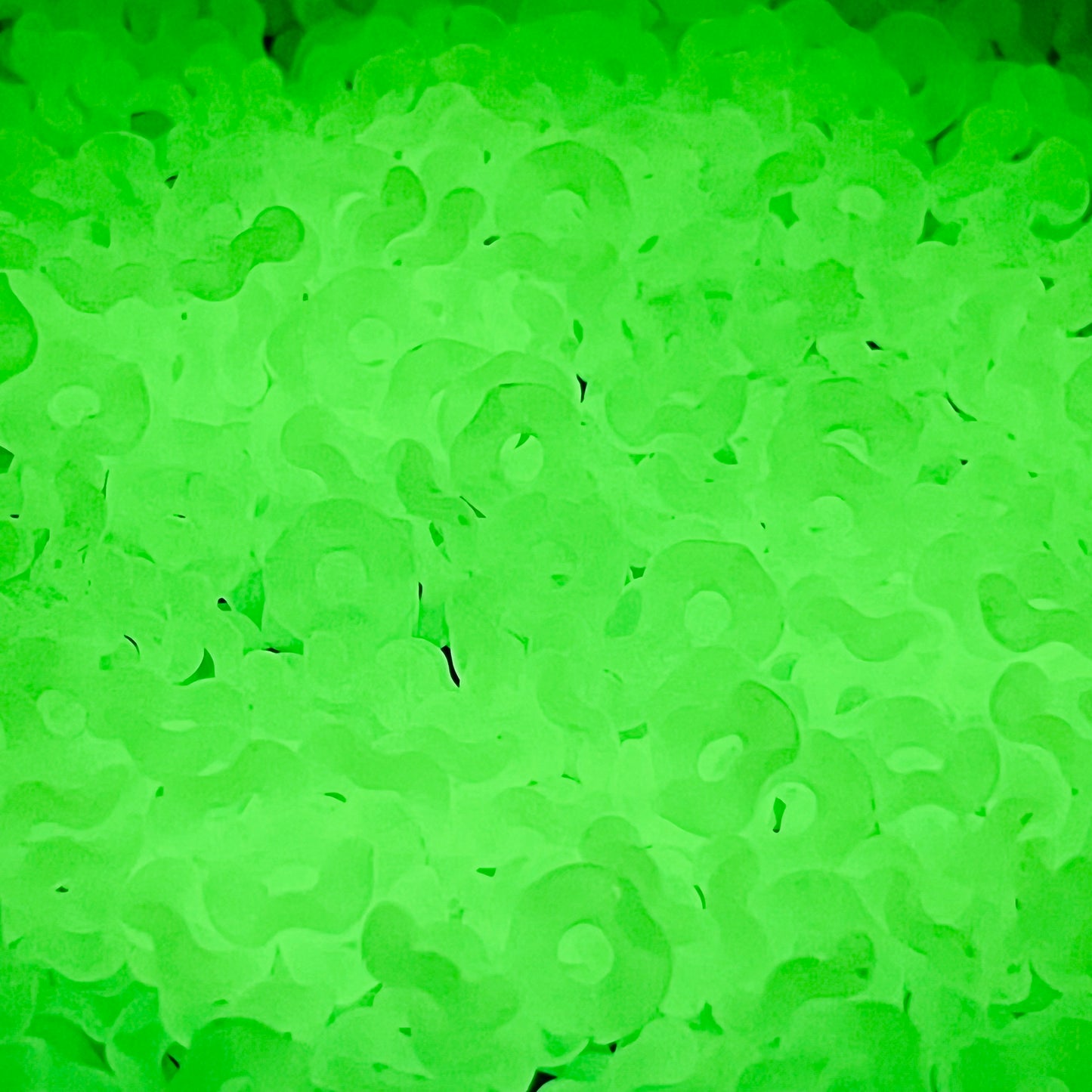 12mm Glow in Dark Wavy Spacers