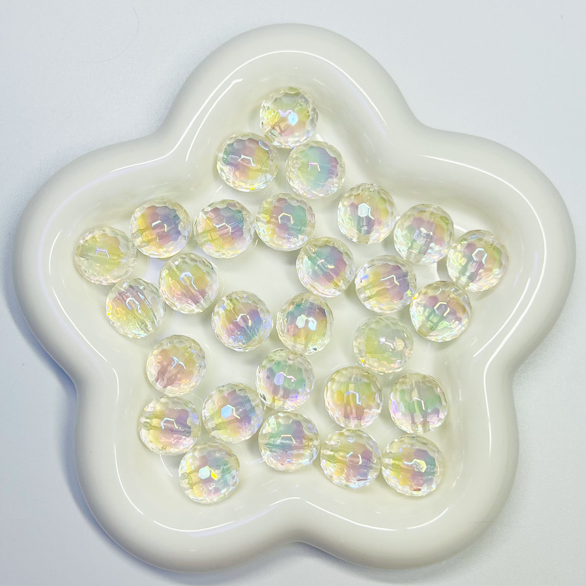 C3 - 16mm White Double Layer Disco - 20pcs