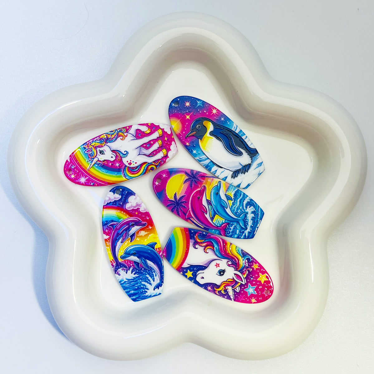 A8 - Lisa F Surfboard Pendant Tags - 8pcs