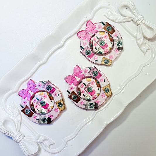 D5 - Acrylic Focal Set - 3 Sets - Pink Star Bs