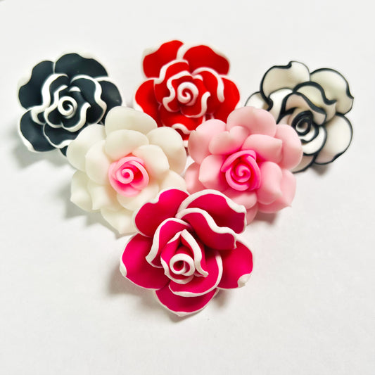 Large Clay Flower - 1pc