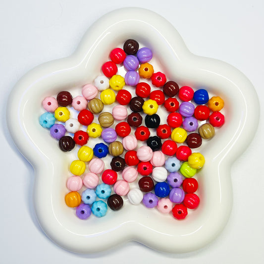 B1 - 10mm Bold Mix Pumpkin Swirl - 50pcs