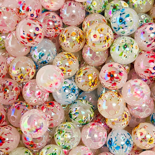 16mm Floral Print Mix