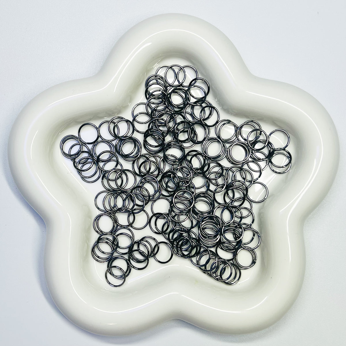F12 - 10mm Gunmetal Jump Rings - 200pcs