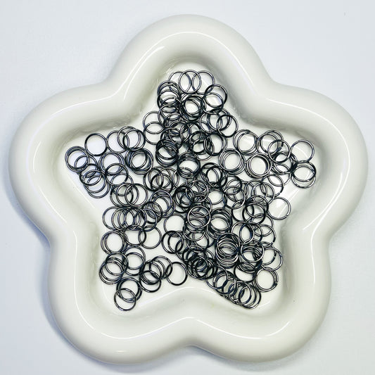 F12 - 10mm Gunmetal Jump Rings - 200pcs