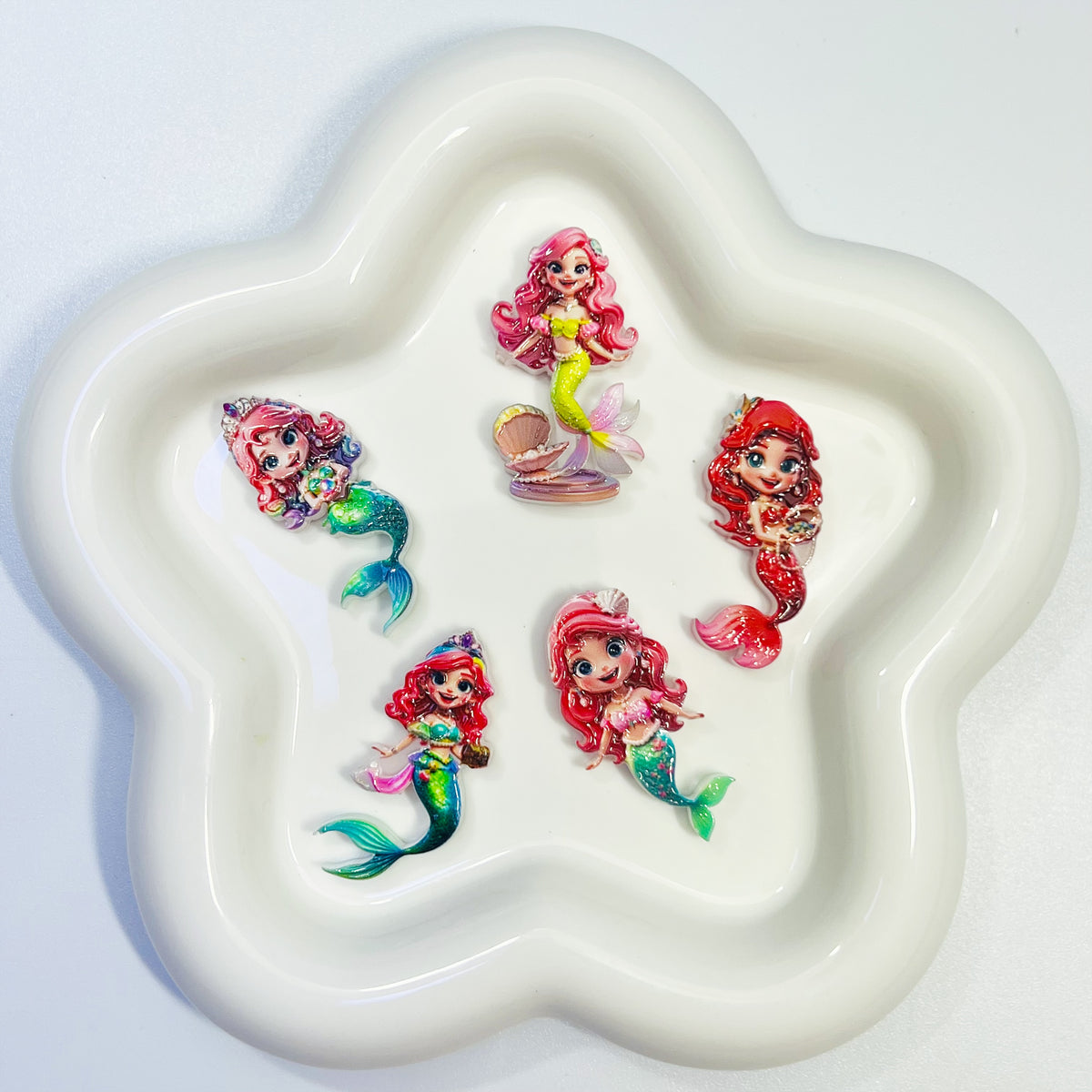 E4 - Mermaid Acrylic Focal Mix - 10pcs