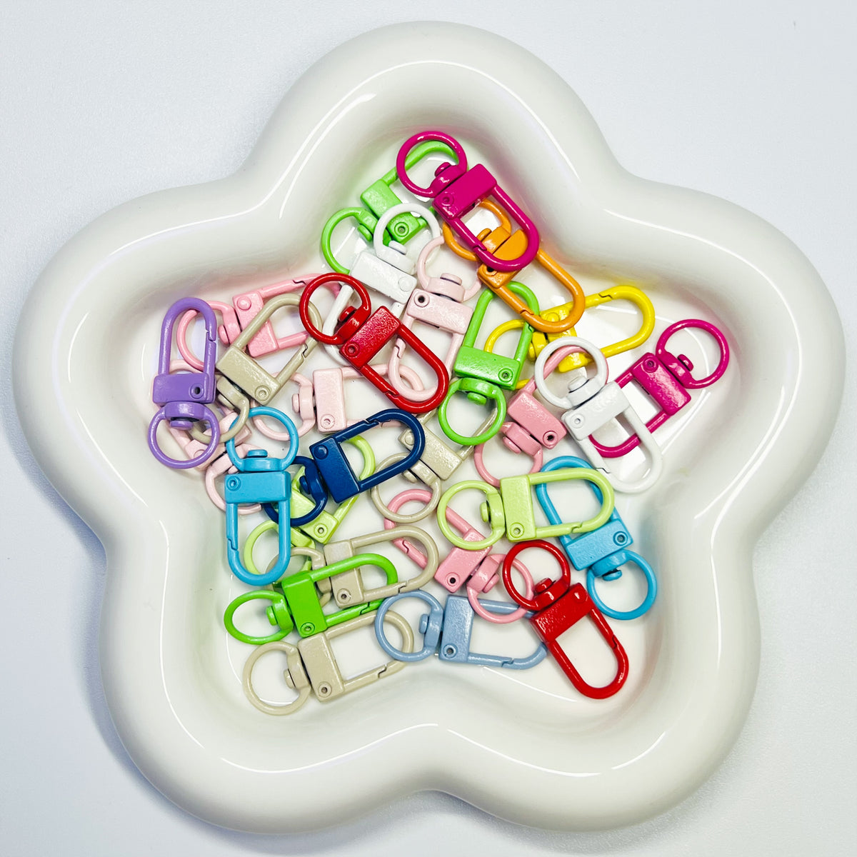 F5 - Mix Color Swivel U Clips - 15pcs