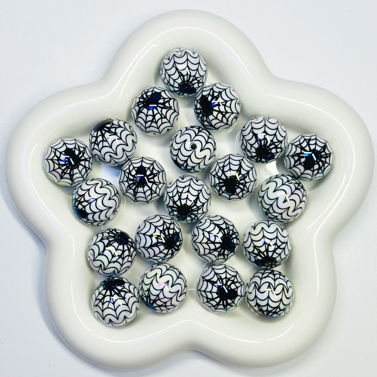 E8 - 20mm Spider Web Print - 8pcs