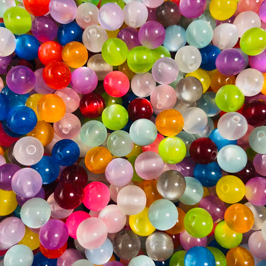 12mm Cat Eye Mix