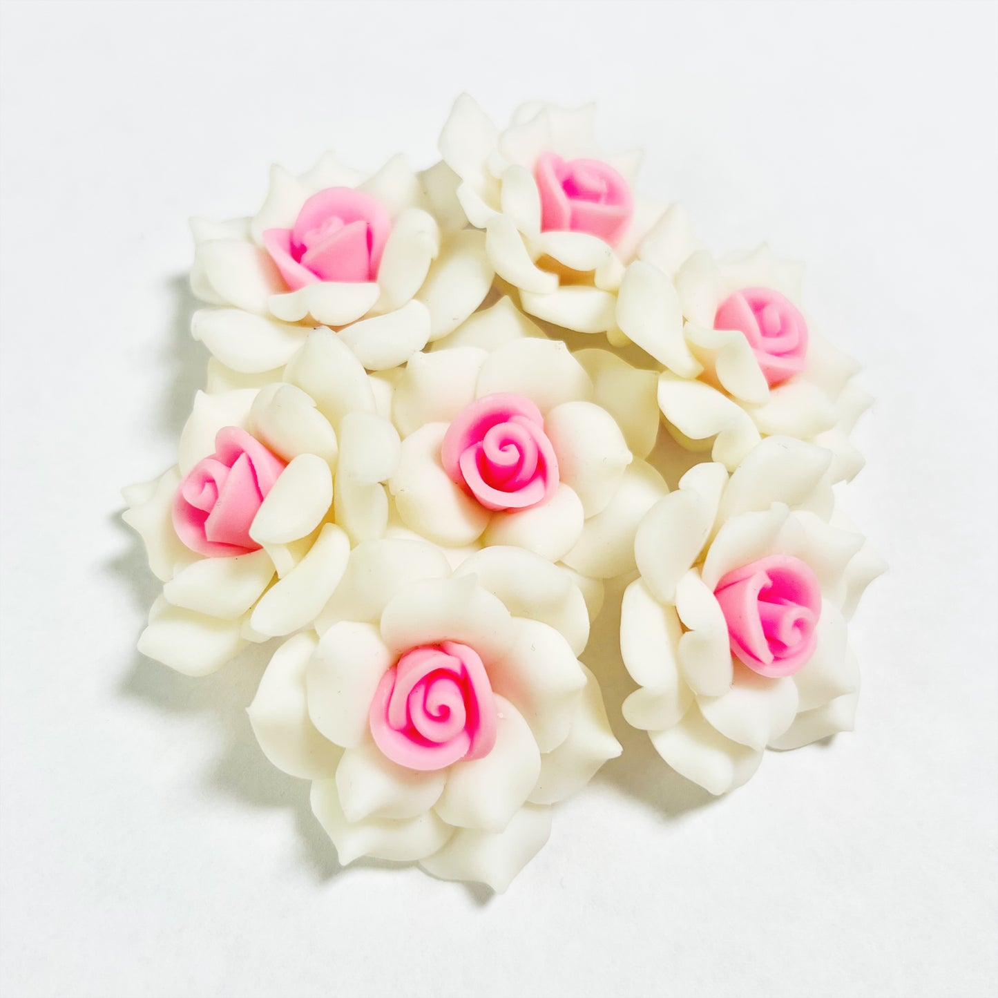 Large Clay Flower - 1pc